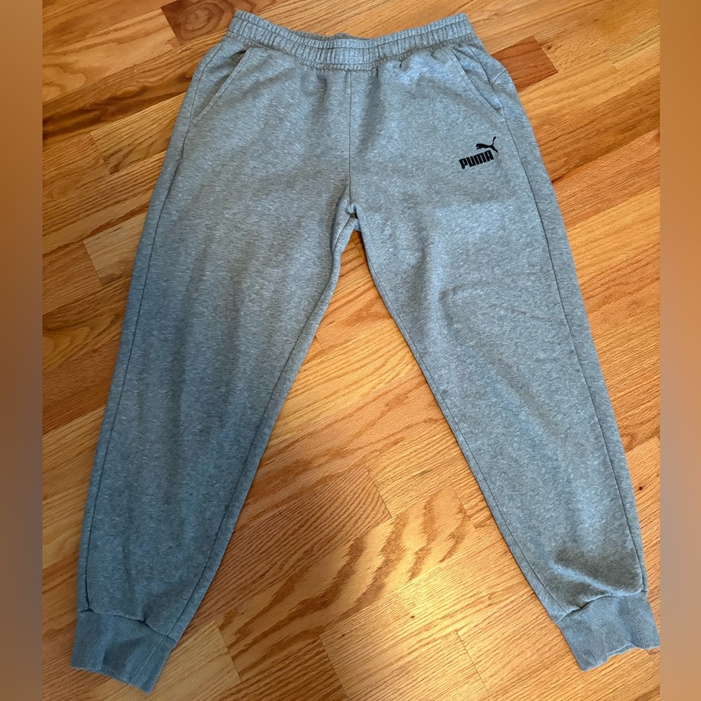 Men’s Puma Gray Jogger Sweatpants